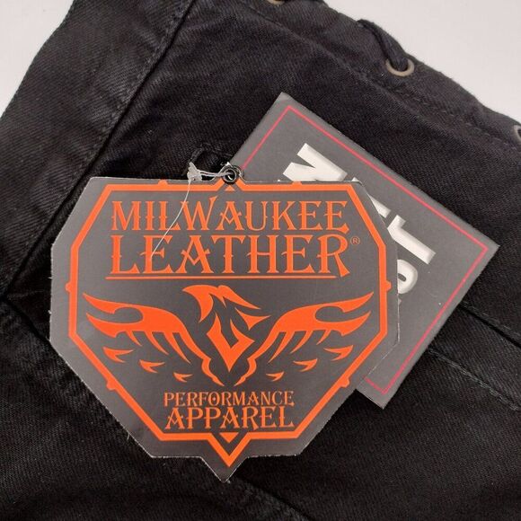 Milwaukee Leather Men's Size XL MDM3002 Covert Black Denim Club Style CC Vest - Picture 14 of 14